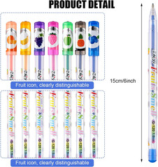 36 Pcs Scented Glitter Gel Pens for Kids, Cute Coloring Smooth Writing Gel Pens