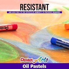 Artistic Excellence: 50 Color Oil Pastels for Blending & Shading Masterpieces
