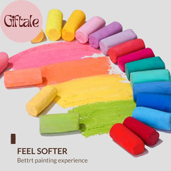 Professional Soft Pastels, Handmade 72 Vibrant Colors Chalk Pastels Smooth and H