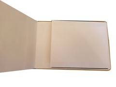 A5 Watercolour Journal Hot Pressed 300gsm 100% Cotton Paper – Linen Fabric Cover