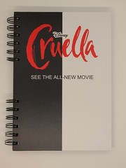 Disney CRUELLA [Deville] MOVIE Sketchbook/Notebook “See The All-New Movie” Promo
