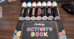 7 DOT Dot MARKERS for Toddlers 1-3 YRS with 21 Page COLORING ACTIVITY BOOK, 2019