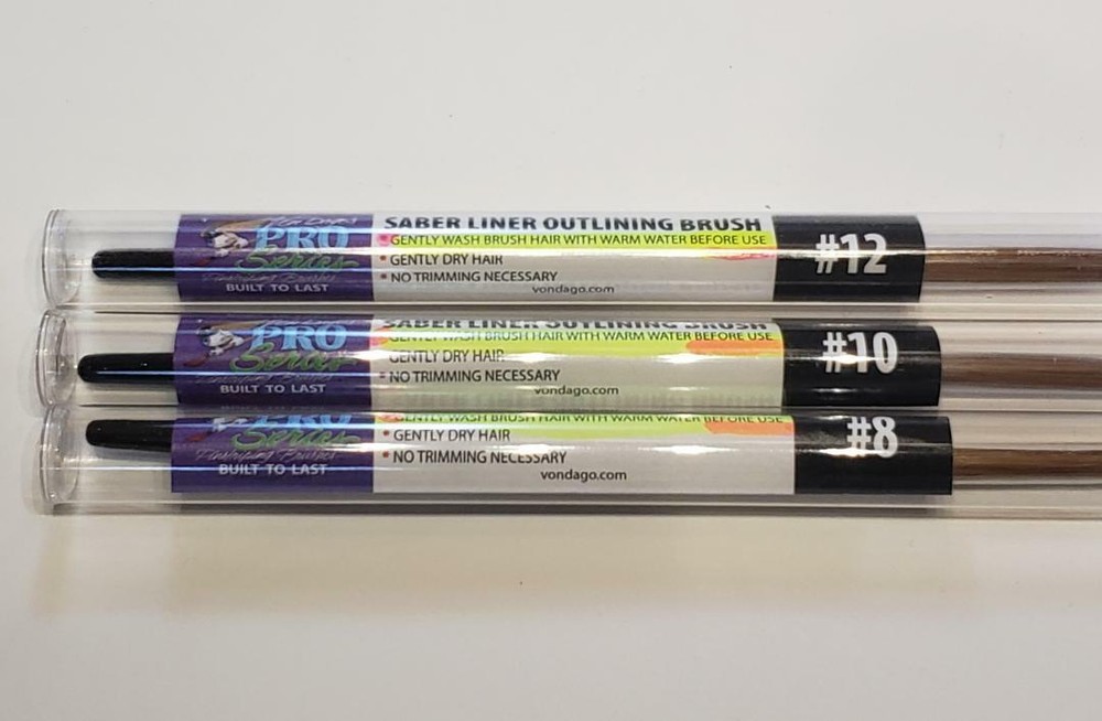 PROFESSIONAL Sign Painting Lettering 3 Brush SET #8 #10 #12 – PRO’S THAT KNOW