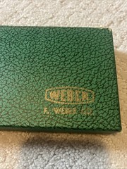 Vintage F Weber Co Petite Oil Sketching Outfit Art Paint In Box Tubes Untested
