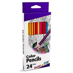 Arts Colored Pencils, Assorted Colors, Set of 24 (CB8-24) 24 Count (Pack of 1)