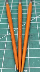 3-Pack Garrett’s Series 7150 Red Sable Artist Brushes Size 3 NOS