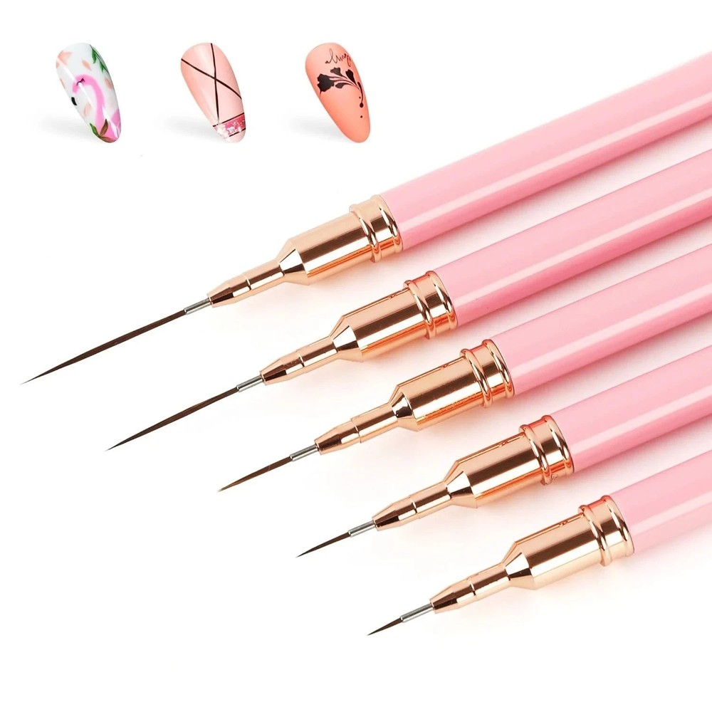 5 pcs Precision Detail Paint Brush Set for Miniatures & Fine Art