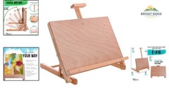 Solid Wood Tabletop Easel for Artists, Adjustable Drawing Board for Canvas