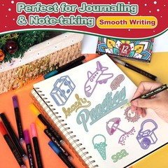 12 Pack Glitter Shimmer Markers for Kids & Adults – Vibrant Art Supplies Set
