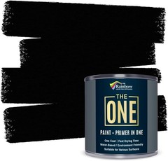 Matte Black Multi-Surface Paint – Quick-Dry 1 Liter, No Undercoat Needed