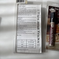 NEW SamaN Grout Stain Marker SAND Lot Of 4 Water Based Formula -New In Packing!