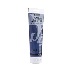Studio Acrylics High Viscosity Iridescent Blue Black 8.45 oz Fine Paint