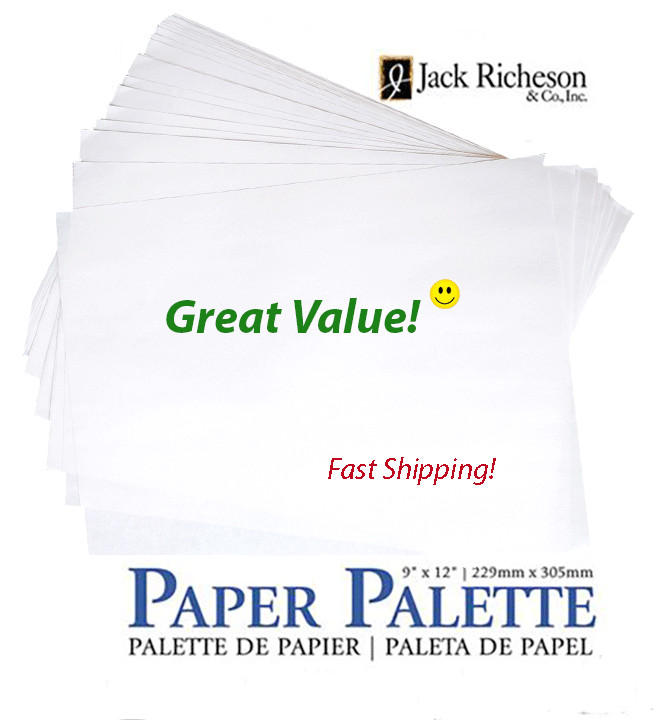 Jack Richeson Disposable Palette Paper / 9 x 12″