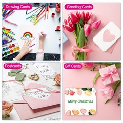 100 Pcs 100% Cotton Watercolor Postcards 4×6 Inch Water Coloring Paint Paper …