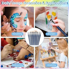 Artist Paint Brushes Set, 12 Pcs Watercolor Brushes Professional, Water Color Br