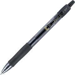 Gel Pens 12-Pack 0.7mm Fine Point Refillable Retractable Black Ink