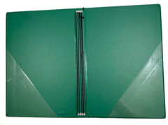 Lot 10 Choir Music Binder Elastic Band Vinyl Green Choral Folders