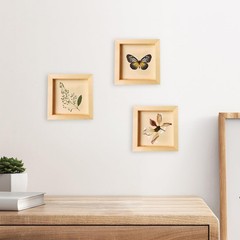 16 Pack Wooden Canvas Boards 4×4 Inch Square Painting Panels DIY Craft Set