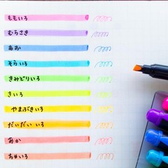 5-Piece Set Tombow Highlighter Pen, Fluorescent Coat Twin Type, Yellow (GCB-511)