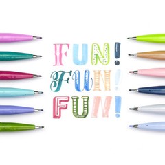Assorted Marking Pen Set 6 Count Blendable Colors for Calligraphy and Art