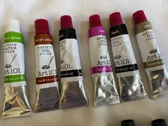 Lot of 47 Art 101 Acrylic/Water/Oil Paint Tubes – Multicolor – .4 oz – Most New