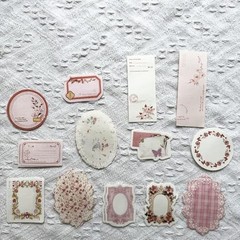 100PCS Vintage Floral Scrapbook Paper,Textured Paper Assorted Set, Special