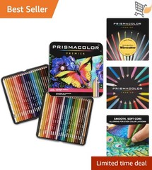 Colored Pencils Soft Core Assorted 48 Count Art Drawing Craft Supplies
