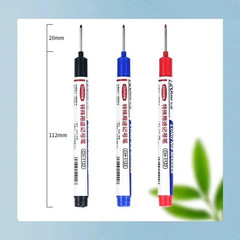 8Pcs/Set 20Mm Deep Hole Long Nib Head Markers for Metal Perforating Pen