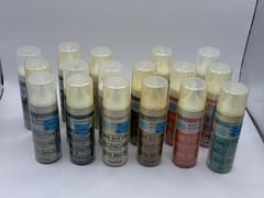 Martha Stewart Crafts 17-Lot Glass Paint FINE GLITTER Translucent 2012 Retired
