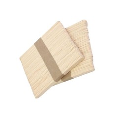 50 Pcs Natural Colored Wood Craft Sticks 9.3 x 1 x 0.2 cm For Crafts
