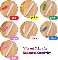 14-Color Neon Liquid Chalk Markers for Led Light Board – for Kids Drawing Board,
