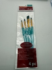 Craft Smart Paint brushes 4 packs total 14 Brushes w/rubber grip All sizes NEW