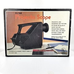 Projecta Scope PJ 768 Art Drawing Tracing Projector With Original Box-Vintage