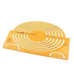 Various Sizes Large Isometric Ellipse Template Semi-elliptical Stencil Ruler