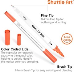 Coloring Book & Dual Tip Markers – 120 Colors