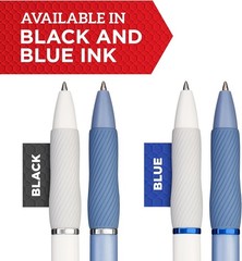 S-Gel Gel Pens, 12 Count in Frost Blue – Medium Point, No Smear Black Ink