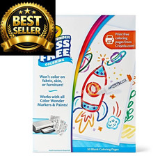 Crayola Color Wonder Mess Free Coloring 50 Count (Pack of 1), Multicolor