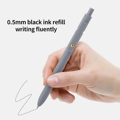 Stylish 12 Pcs Gel Pens with Quick-Dry Black Ink – Perfect for School & Office