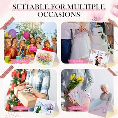 50 Sets Heavyweight Cotton Watercolor Cards with Envelopes 5 x 7 Inch 140 Lb/…