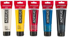 Amsterdam Standard Series Acrylic Paint Primary Set | 5 X 120 Ml (17791905)