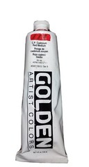GOLDEN Artist Colors C.P Cadmium Red Medium Ser. 9 PR108 Acrylic Paint 5 oz 🎨