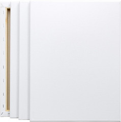 Stretched Canvas – 8 Pack 11X14 Inch, 5/8” Profile, 100% Cotton Art Canvas, Trip