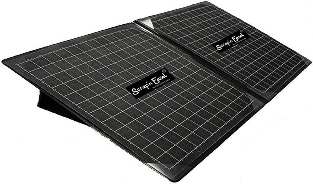 Scrap ‘N Easel Magnetic Portable Double Grid Layout Scrapbook Style Ergonomic Wo