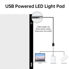 Mlife A2 LED Light Pad for Diamond Art Painting Light Board with 3 Brightness…