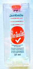 Grumbacher Cadmium Red Light Vintage Pre-Tested Artists Oil Paint 37 ml