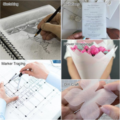 110 Sheets Tracing Paper for Drawing, 9”X12” Trace Paper, Translucent Vellum Pap