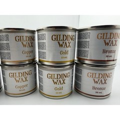 Dixie Belle Gilding Wax 50ml Finishes: Gold Silver Bronze Copper Zinc Black
