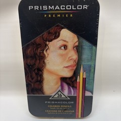 PRISMACOLOR Premier 36 Colored Pencils in Tin – NEW – SEALED –