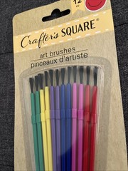 Crafter’s Square 12 Small Artist Paint Brushes Arts And Crafts