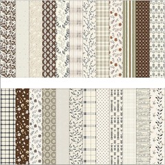 MIATTCLD Scrapbook Paper 12×12 In Double Sided Decorative for Beige